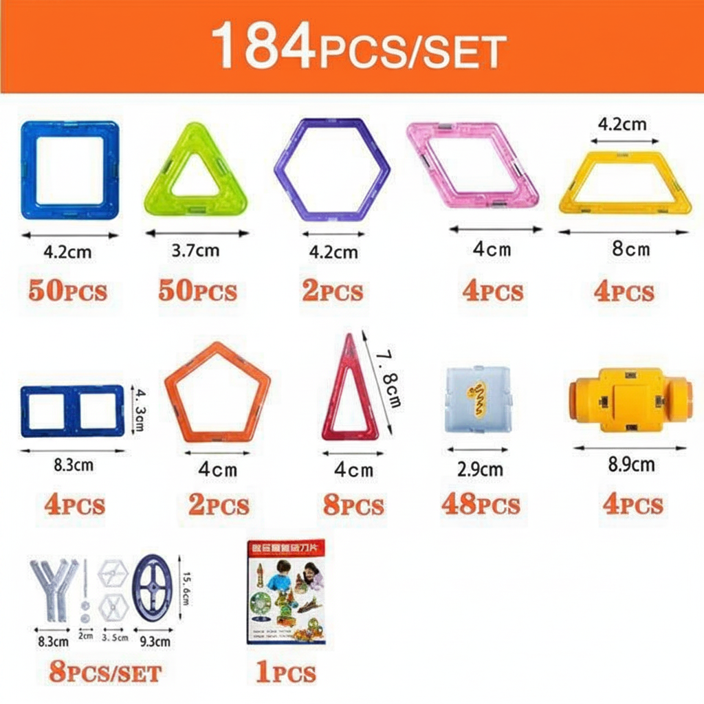 184 PCS