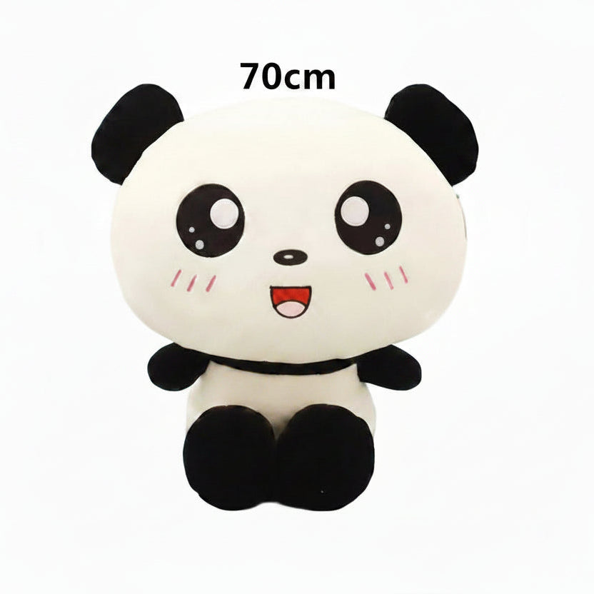 70cm Kawaii Big Head Panda Plush Toys Stuffed Soft Animal Pillow Cute Bear Gift for Children Kids Baby Girls Birthday Gift
