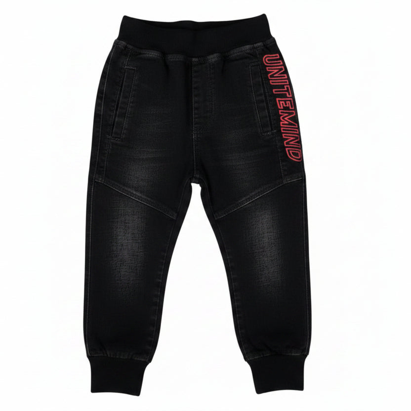 Boys Black Joggers Pants
