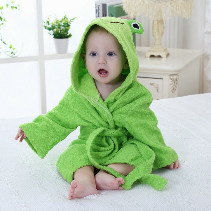 Cartoon Animal Baby Bathrobes