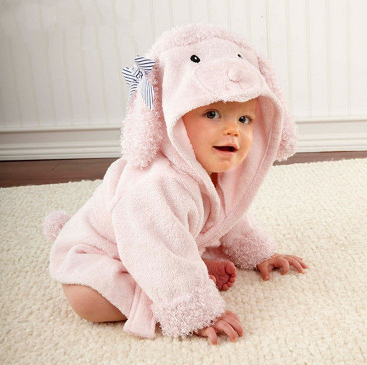 Cartoon Animal Baby Bathrobes