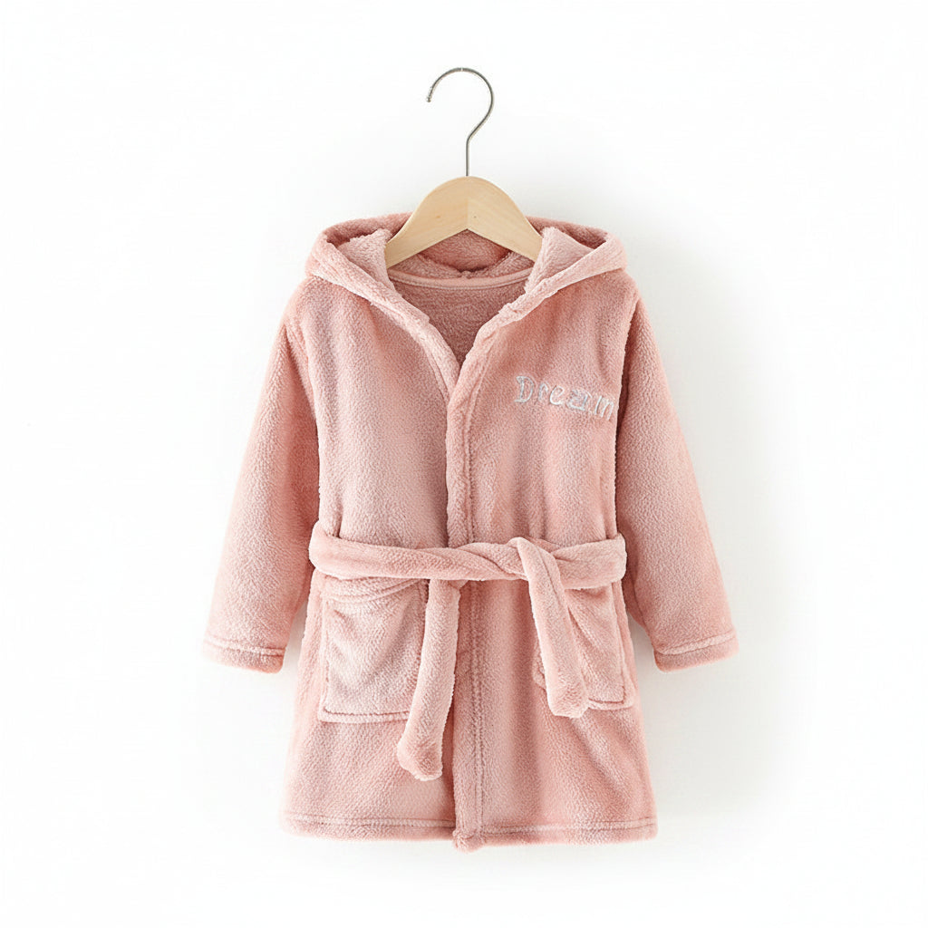 Cartoon Home Clothes Nightgown Bathrobe Children Pajamas Flannel