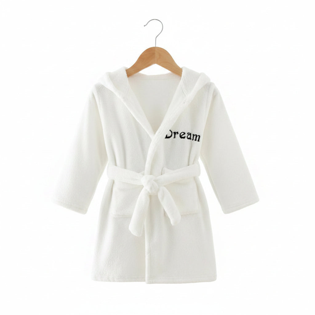 Cartoon Home Clothes Nightgown Bathrobe Children Pajamas Flannel