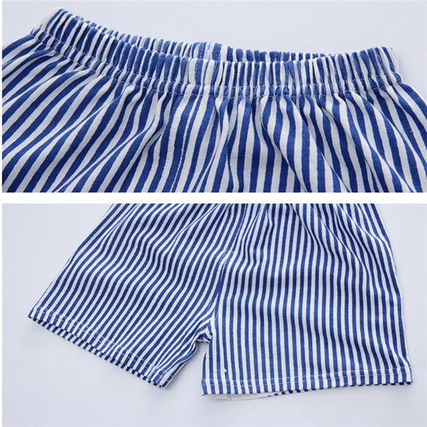 Cartoon T-shirt and shorts Girls and Boys Casual Sets