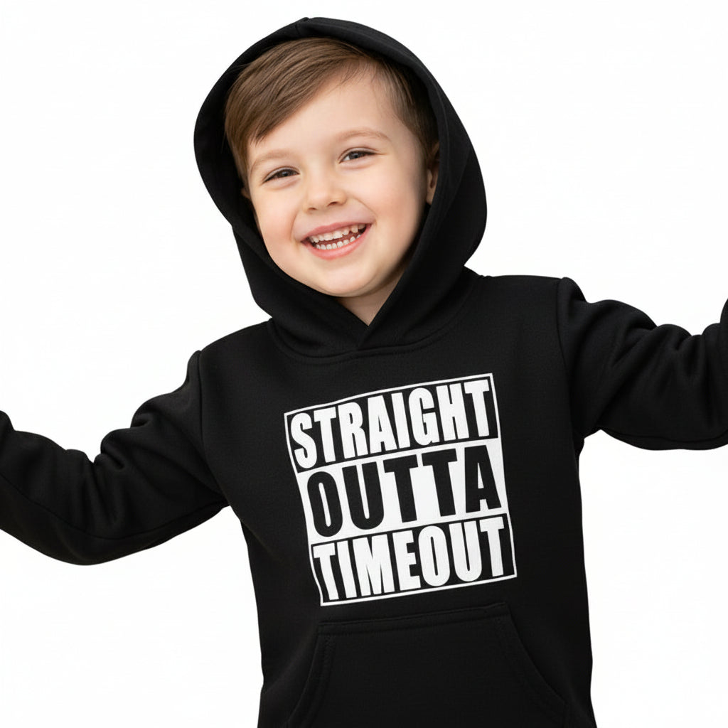 Children's Straight Out Of Time Out Hooded sweater