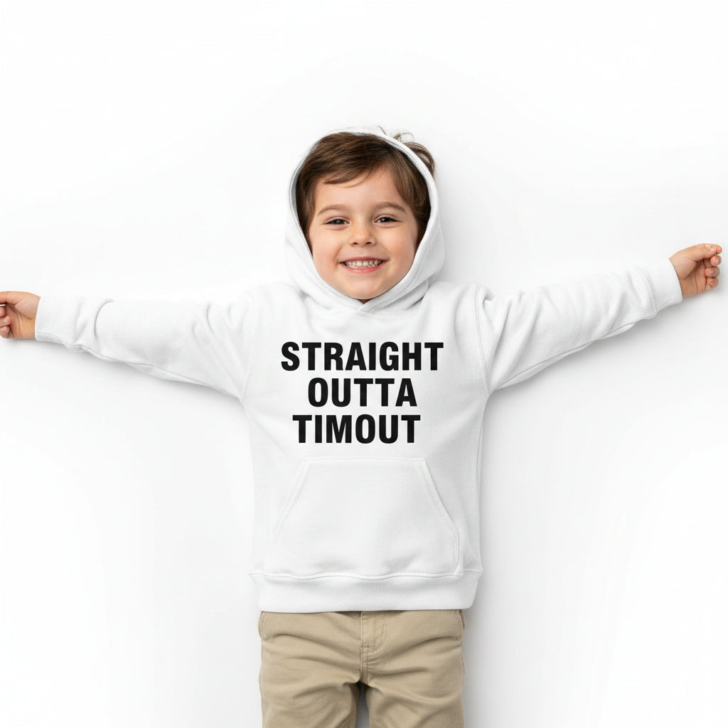Children's Straight Out Of Time Out Hooded sweater