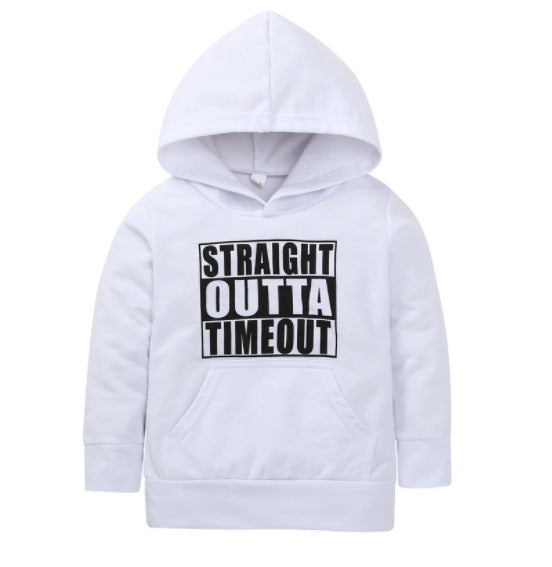 Children's Straight Out Of Time Out Hooded sweater