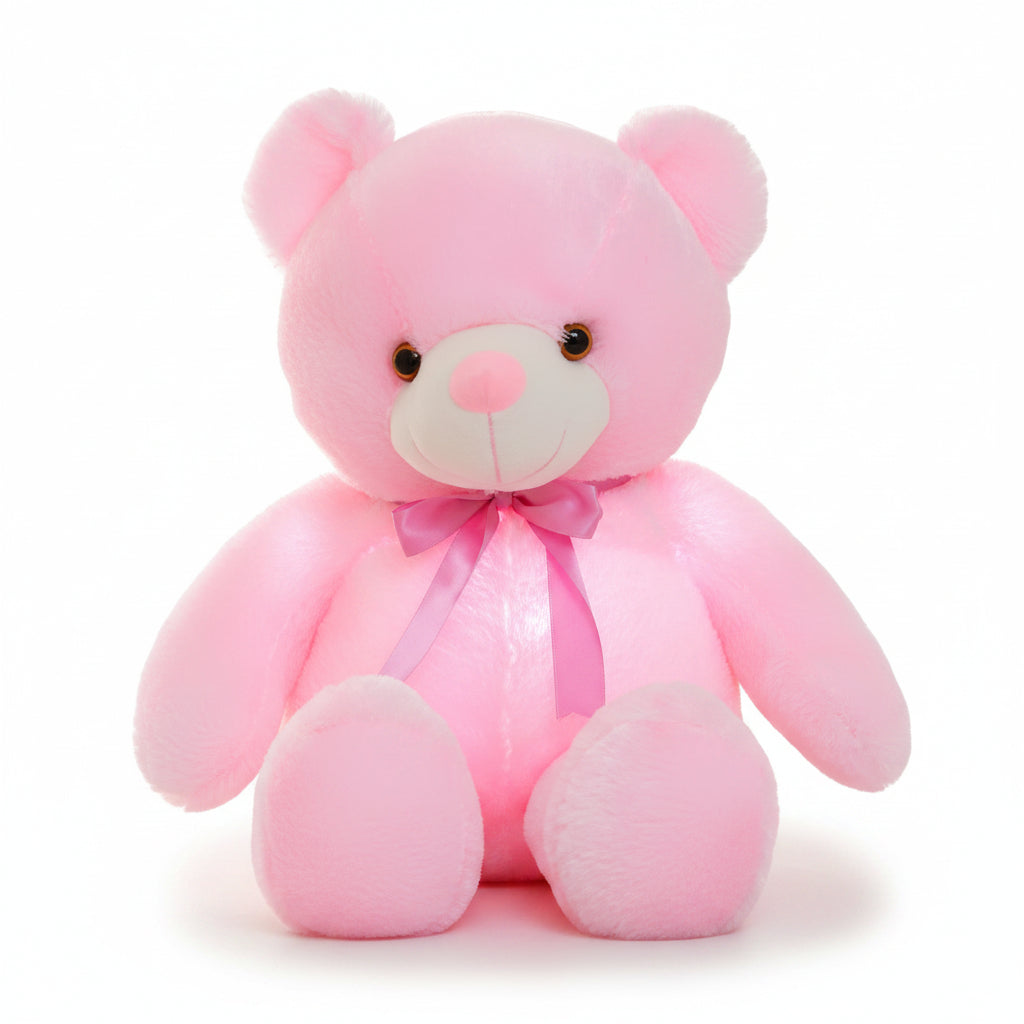 Creative Light Up LED Teddy Bear Stuffed Animals Plush Toy Colorful Glowing Christmas Gift For Kids Pillow