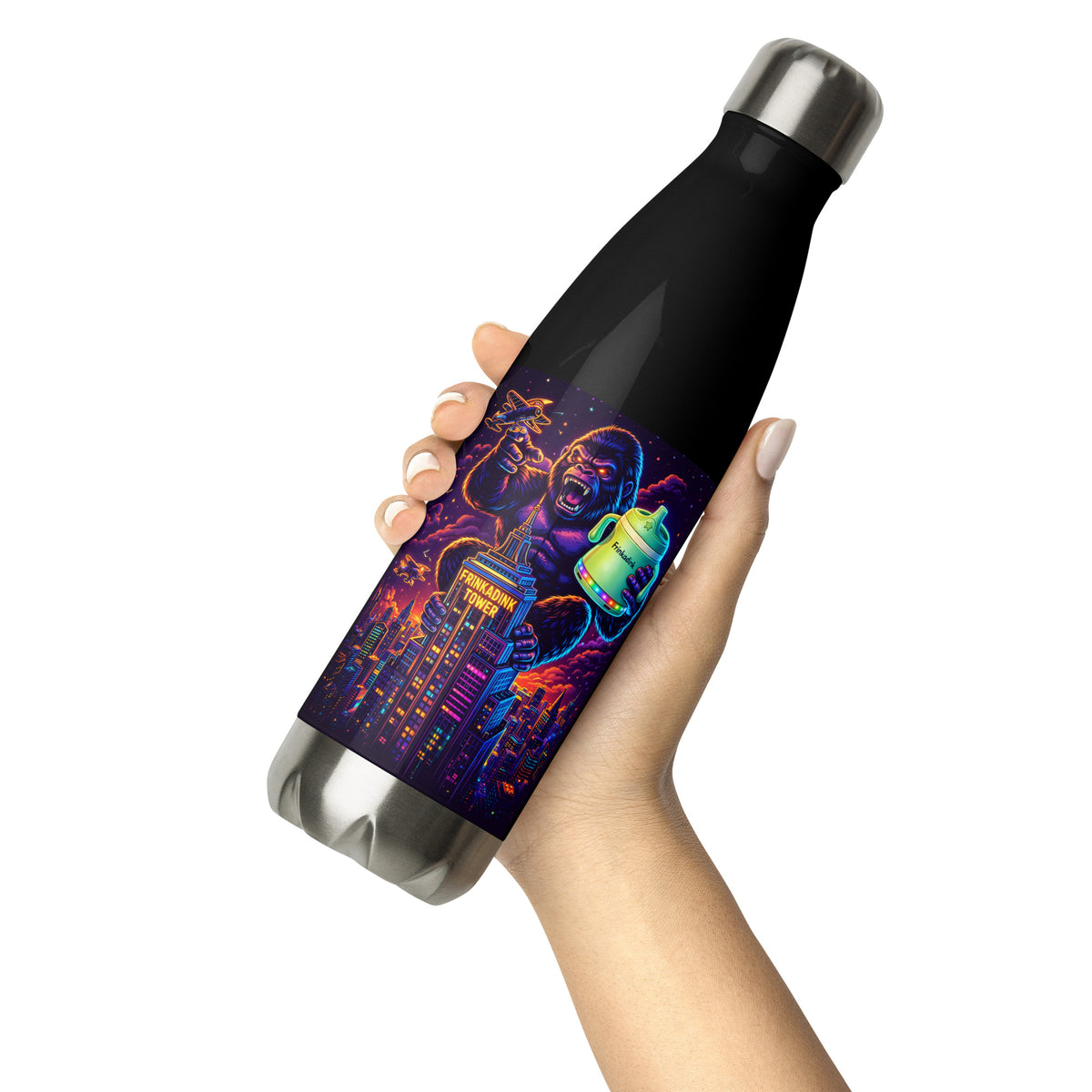 Frinkadink Branded Stainless steel water bottle