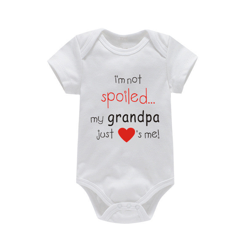 Grandpa's Spoiled Girls And Boys Onesie's