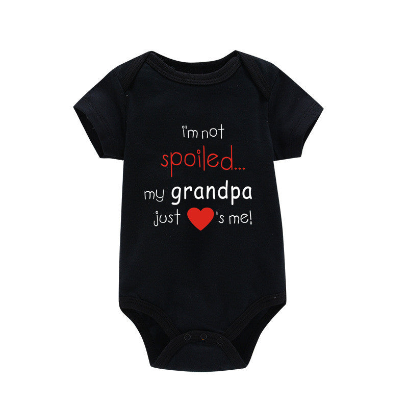 Grandpa's Spoiled Girls And Boys Onesie's