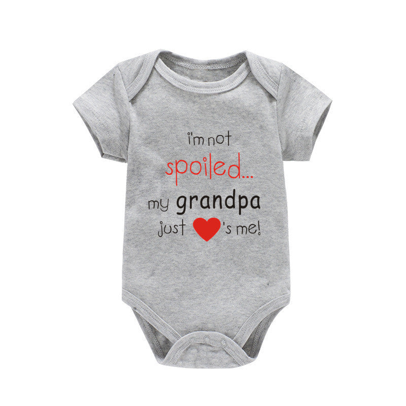 Grandpa's Spoiled Girls And Boys Onesie's
