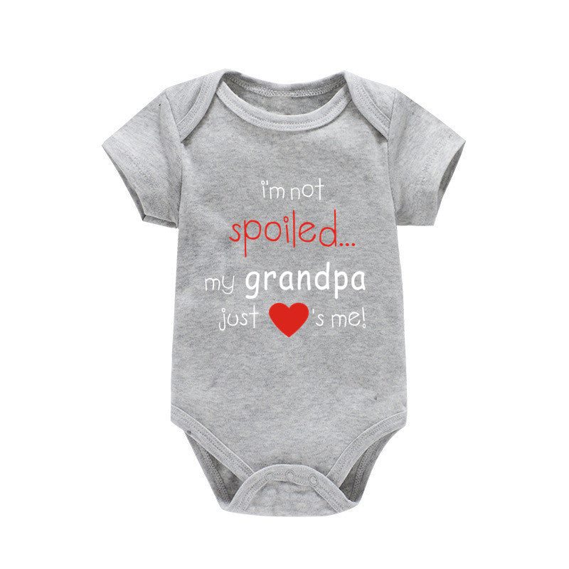 Grandpa's Spoiled Girls And Boys Onesie's