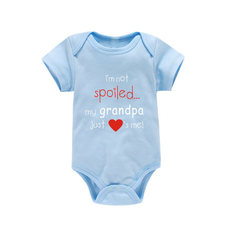 Grandpa's Spoiled Girls And Boys Onesie's