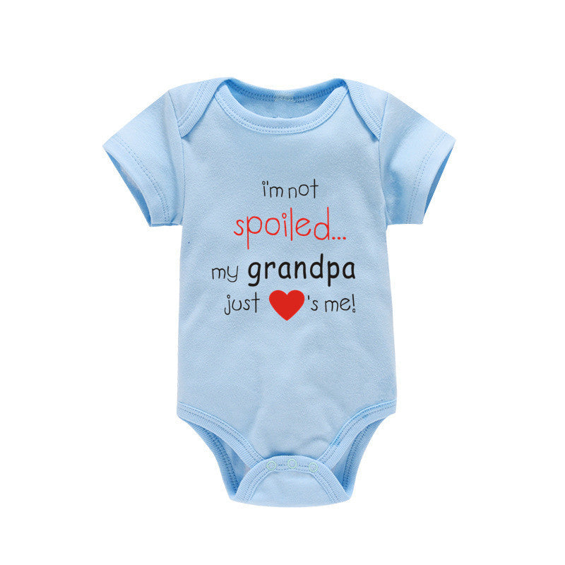 Grandpa's Spoiled Girls And Boys Onesie's