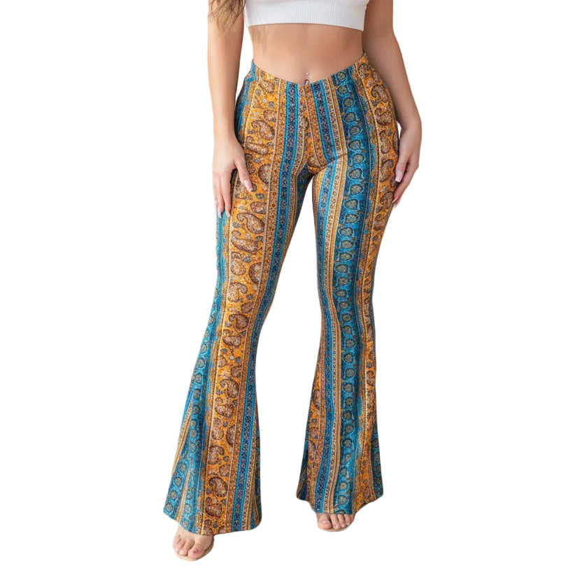 High Elastic Tight Pants Slim Sexy Print Trousers Womens Clothing