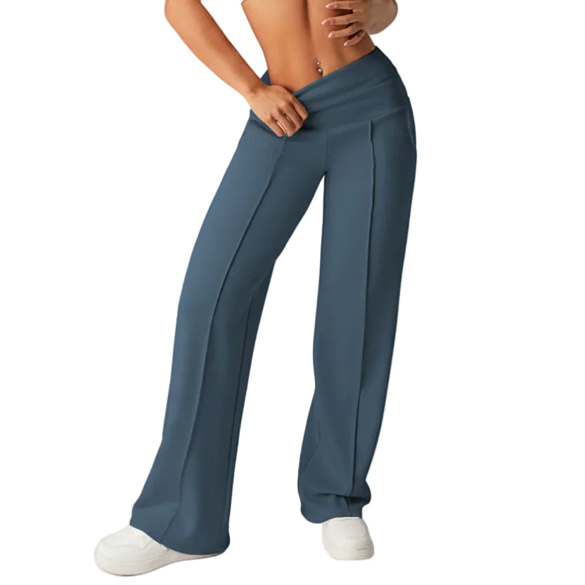 High-waisted Loose-fitting Wide-leg Womens Sweatpants