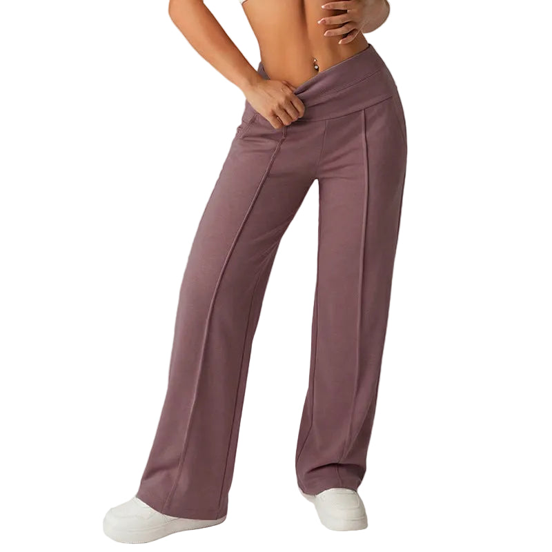 High-waisted Loose-fitting Wide-leg Womens Sweatpants