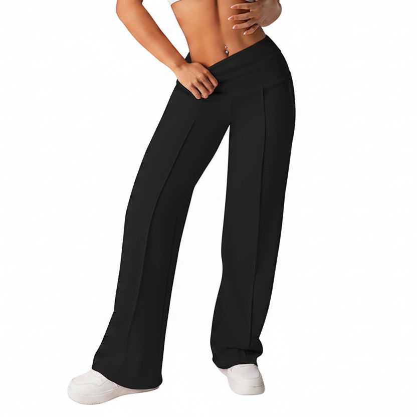 High-waisted Loose-fitting Wide-leg Womens Sweatpants