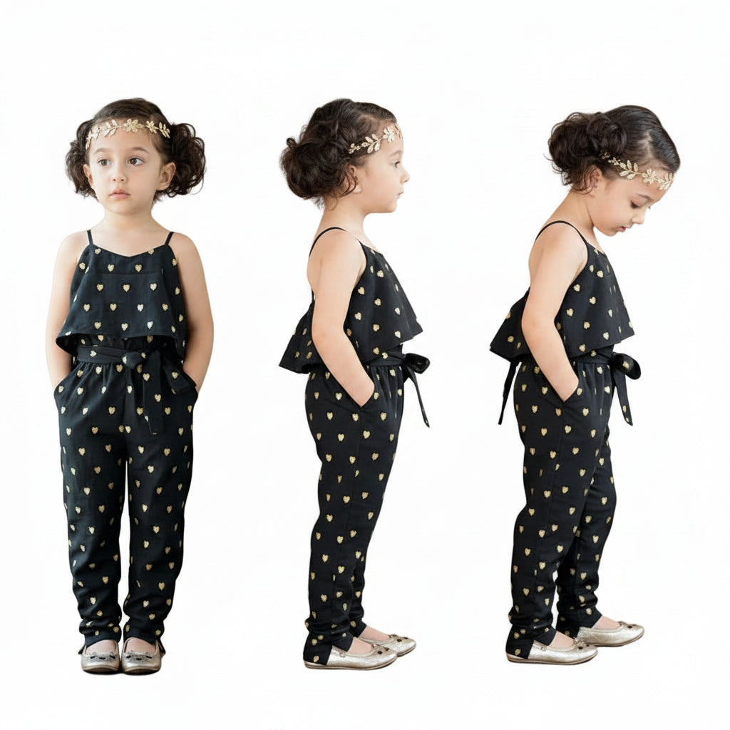 Kids Polka Dot Jumpsuit
