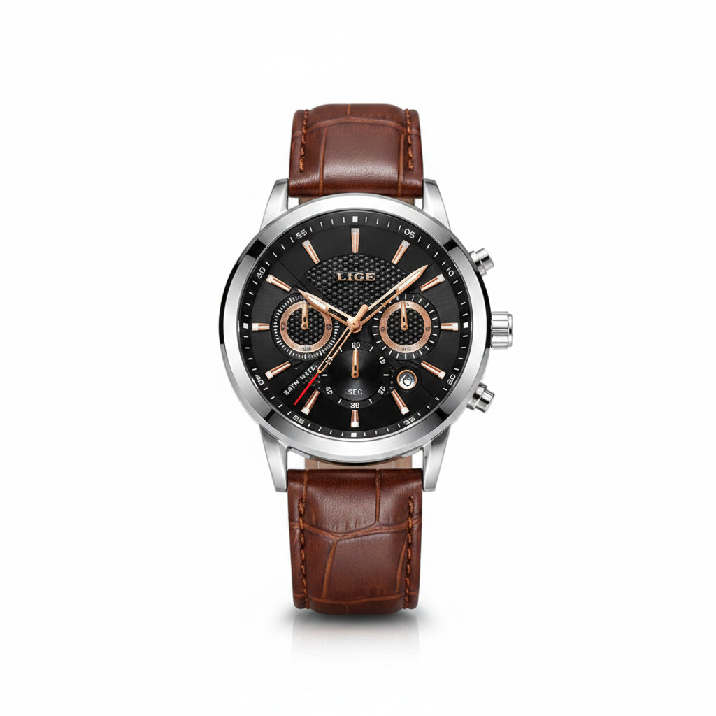 LIGE Men's Chronograph Sport Watch