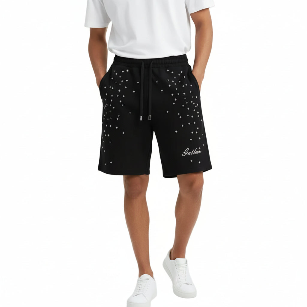 Mens Casual Sweatpants Loose-fit Athletic Shorts