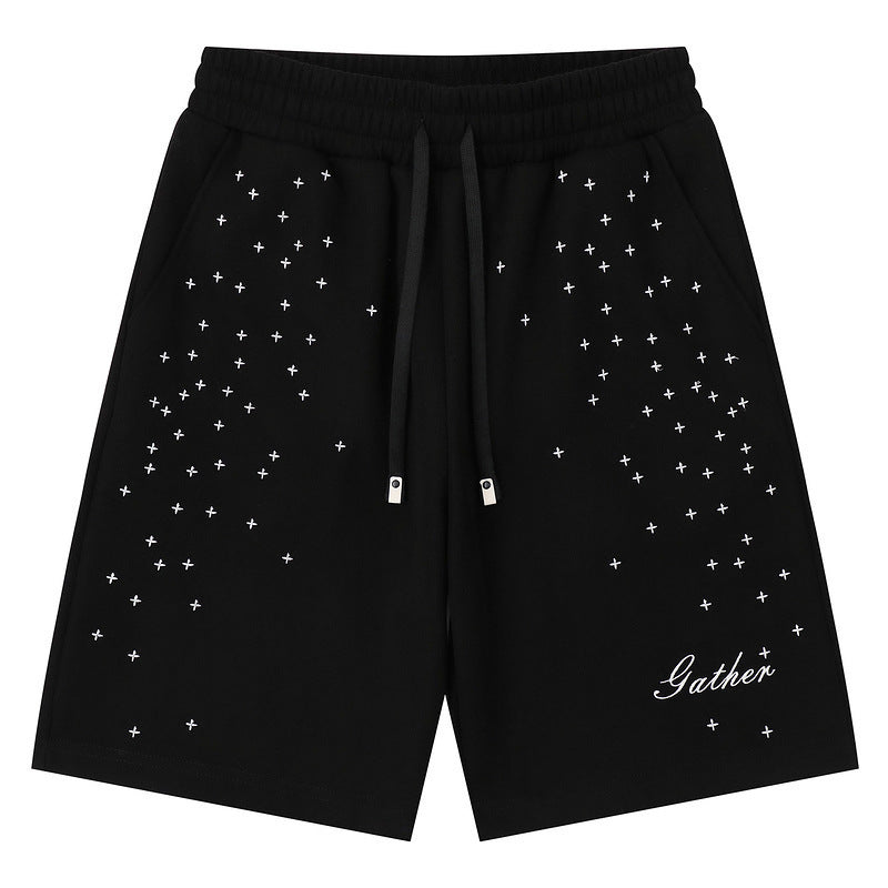 Mens Casual Sweatpants Loose-fit Athletic Shorts