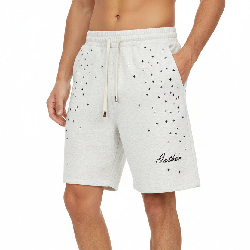 Mens Casual Sweatpants Loose-fit Athletic Shorts