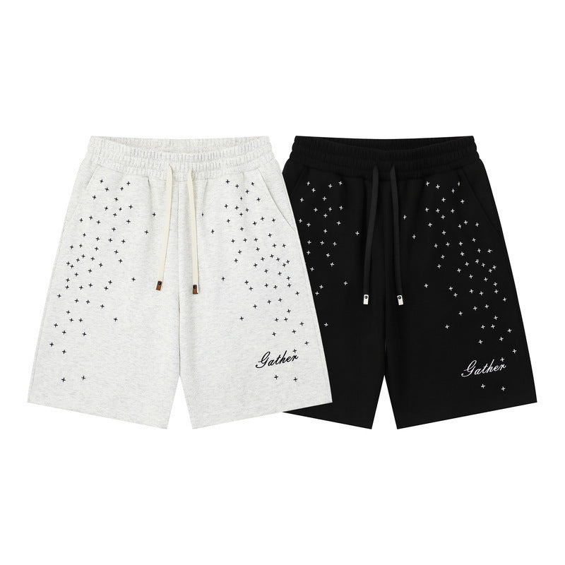 Mens Casual Sweatpants Loose-fit Athletic Shorts