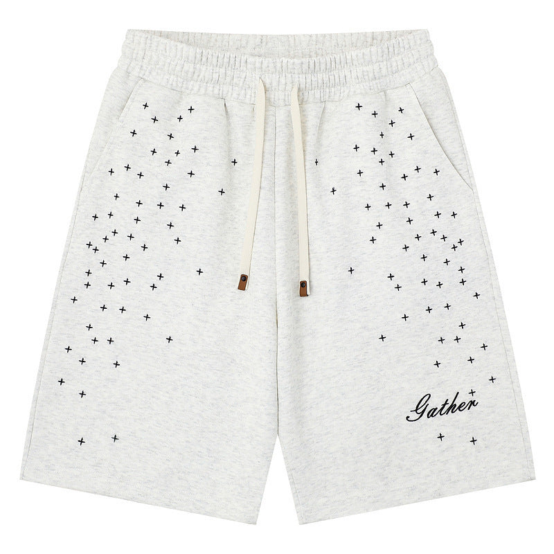Mens Casual Sweatpants Loose-fit Athletic Shorts