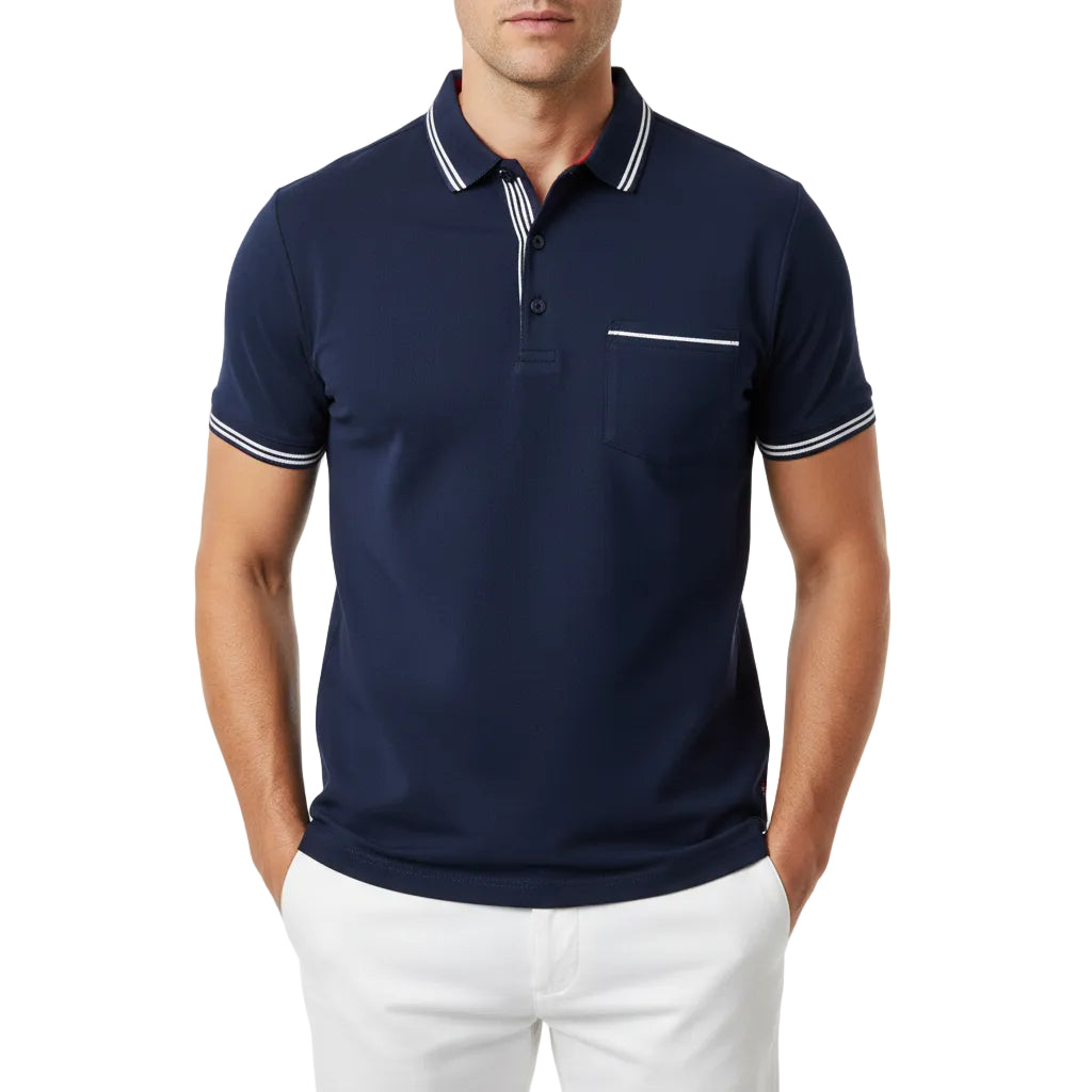 Men's Collar Short Sleeve Dress Shirt