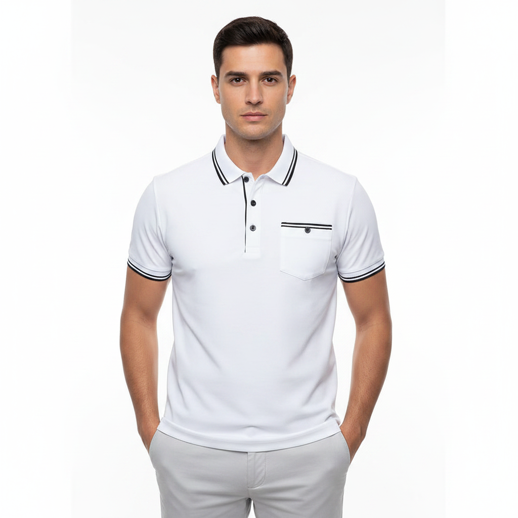 Men's Collar Short Sleeve Dress Shirt