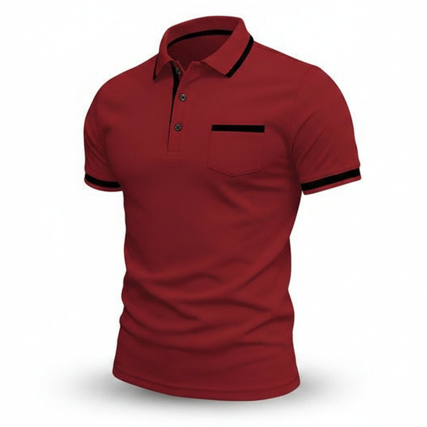 Men's Collar Short Sleeve Dress Shirt