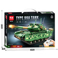 Remote Controlled Brick Tank Model Educational Building Toy For Kids
