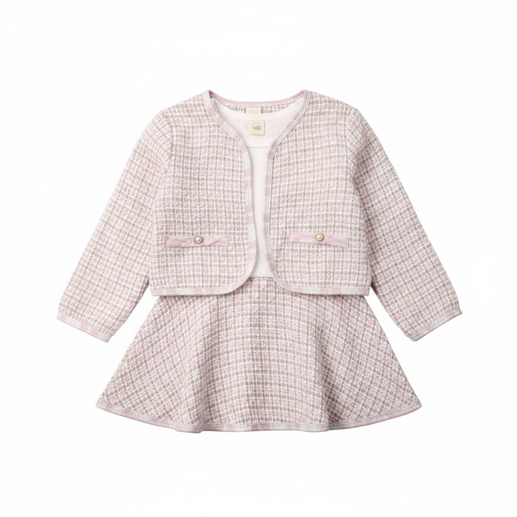 Pink Set White BG