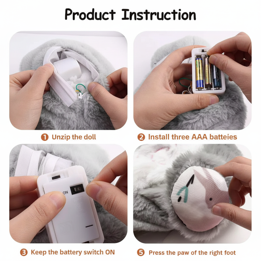 Product Instructions - White BG